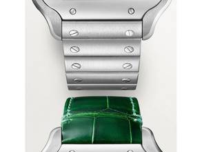 Thumbnail von Cartier Santos Large Green Dial Wssa0062 New 2026