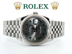  Rolex Datejust 36 Wimbledon - Jubilee - Wie Neu 