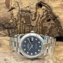 Thumbnail von Rolex Datejust Datejust 41 Blue Dia Dial - FULLSET 2021 - Ref. 126334