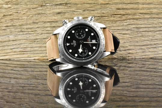  Tudor Black Bay Chrono NEUWERTIG 79350 Black Dial Full Set 2018 