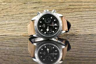  Tudor Black Bay Chrono NEUWERTIG 79350 Black Dial Full Set 2018 