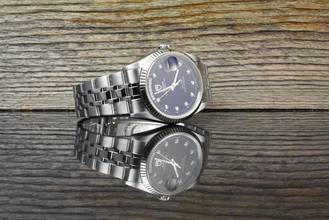 Thumbnail von Tudor Prince Date 76214 RARE Blue Diamond Dial Automatic Full Set 2016