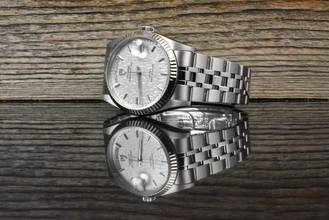  Tudor Prince Date 76214 MINT Silver Linen Dial Automatic Full Set 2018 