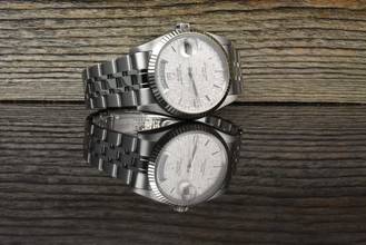 Thumbnail von Tudor Prince Date 76214 MINT Silver Linen Dial Automatic Full Set 2018