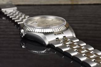 Thumbnail von Tudor Prince Date 76214 MINT Silver Linen Dial Automatic Full Set 2018