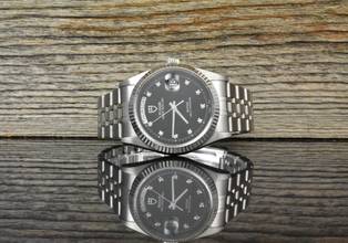  Tudor Prince Date 76214 MINT Black Diamond Dial Automatic B&P 2017 