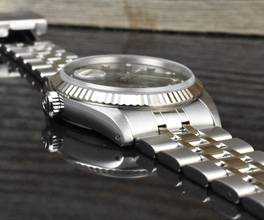 Thumbnail von Tudor Prince Date 76214 MINT Black Diamond Dial Automatic B&P 2017