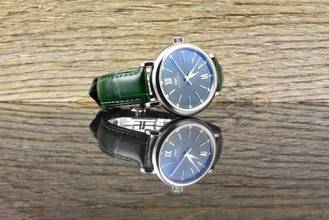 Thumbnail von IWC Portofino Automatic 34 Automatic Green Diamond Dial Folding Clasp Full Set 2021