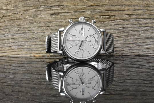  IWC Portofino Chronograph Silver Dial IW391028 Full Set 
