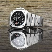 Thumbnail von Bell & Ross BR 05 GMT Black Dial unpolished BR05G-BL-ST/SST Full Set