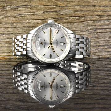  Breitling Premier Automatic Day Date 40 A45340 Silver Dial & Roségold Hands Full Set 2019 