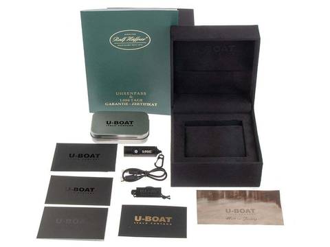  U-Boat Darkmoon Kama SS Blue Ref. 3340 Full Set Neu Darkmoon Kama SS Blue 