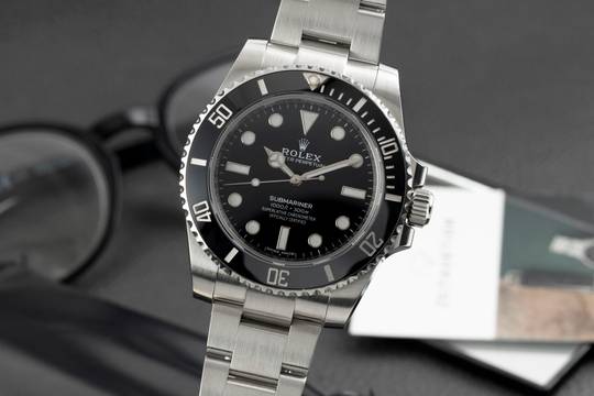  Rolex Submariner (No Date) Stahl Automatik Herrenuhr Ref. 114060 