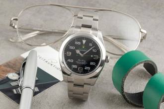 Thumbnail von Rolex Air King Automatik Stahl Herrenuhr Oyster Perpetual Ref. 116900 B&P 2016