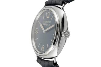 Thumbnail von Panerai Radiomir Officine 45 Blue Dial Steel Hand-Wound Men's Watch PAM01383 B&P 2024