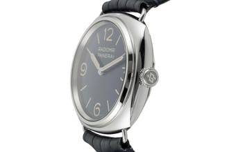 Thumbnail von Panerai Radiomir Officine 45 Blue Dial Steel Hand-Wound Men's Watch PAM01383 B&P 2024