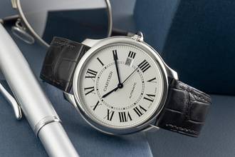 Thumbnail von Cartier Ronde de Cartier Must De Cartier Steel Automatic Men's Watch Ref. WSRN0032 B&P 2023