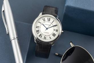 Thumbnail von Cartier Ronde de Cartier Must De Cartier Steel Automatic Men's Watch Ref. WSRN0032 B&P 2023