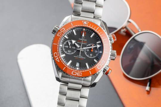  Omega Seamaster Planet Ocean Chronograph Stahl Automatik Ref. 215.30.46.51.99.001 B&P 2020 