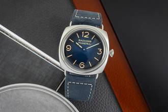 Thumbnail von Panerai Radiomir Tri Giorni Steel Hand-Wound Men's Watch Ref. PAM01335 B&P 2023
