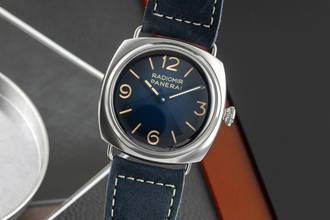 Panerai Radiomir Tri Giorni Steel Hand-Wound Men's Watch Ref. PAM01335 B&P 2023