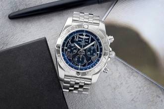 Thumbnail von Breitling Chronomat 44 Chronograph Steel Automatic Ref. AB011010