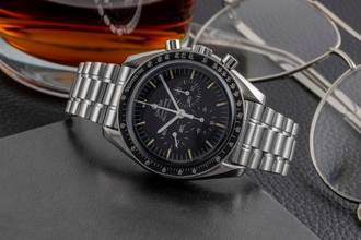 Thumbnail von Omega Speedmaster Professional Moonwatch Chronograph Steel Hand-Wound Ref. ST145022 B&P