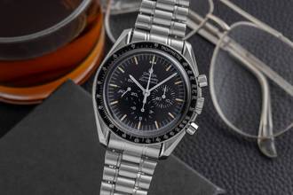 Omega Speedmaster Professional Moonwatch Chronograph Steel Hand-Wound Ref. ST145022 B&P
