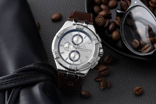  Maurice Lacroix AIKON Chronograph Stahl Quarz Ref. AI1018-SS001-1301 B&P 2018 