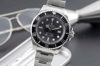 Rolex Sea-Dweller Deepsea Black Dial Oyster Steel Automatic Ref. 116660 B&P 2013