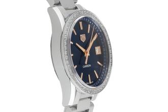 Thumbnail von TAG Heuer Carrera Lady Steel Quartz Diamonds Ref. WBK1317.BA0652 B&P 2021
