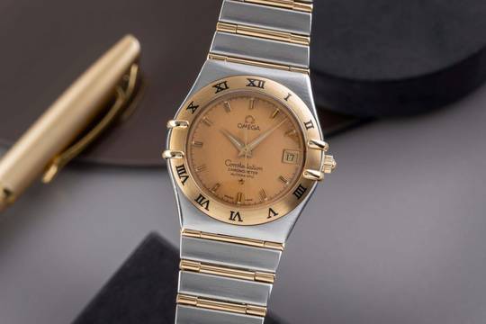  Omega Constellation Stahl / Gold Automatik Herrenuhr Ref. 1302.10.00 368.1201 