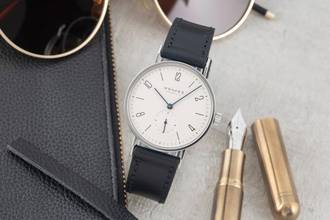 Thumbnail von NOMOS Tangente EXPO 2000 Steel Manual Wind Limited Box and Papers 1998