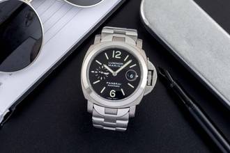 Thumbnail von Panerai Luminor Marina Automatic Steel / Titanium Automatic Men's Watch Ref. PAM00221