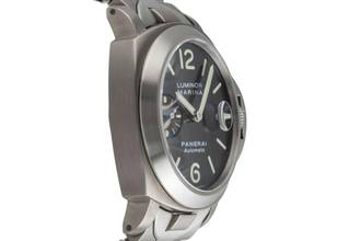 Thumbnail von Panerai Luminor Marina Automatic Steel / Titanium Automatic Men's Watch Ref. PAM00221