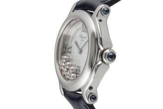 Thumbnail von Chopard Happy Diamonds Stahl Quarz Diamonds Damenuhr Ref. 8236 Klassiker