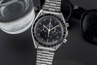 Omega Speedmaster Professional Moonwatch Chronograph Steel Hand-Wound Ref. 3590.50.00 B&P