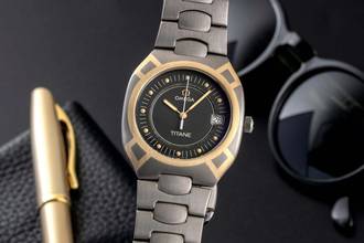 Omega Seamaster Polaris Titanium Gold Ref. 5814.40.00 Box & Papers 1999