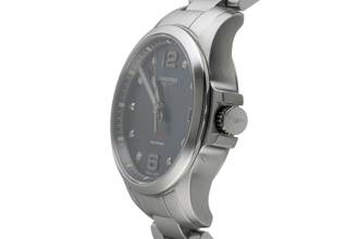Thumbnail von Longines Conquest Steel Quartz Ladies' Watch MOP Dial Diamonds Ref. L3.316.4.88.6 Box