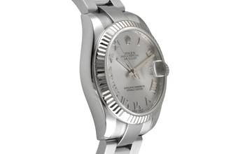 Thumbnail von Rolex Datejust 31 Silver Dial Stahl Weissgold Automatik Damenuhr Ref 178274 B&P