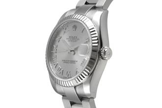 Thumbnail von Rolex Datejust 31 Silver Dial Stahl Weissgold Automatik Damenuhr Ref 178274 B&P