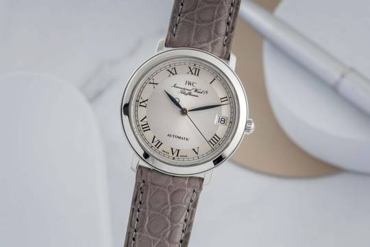  IWC Portofino Automatic Platin Automatik Herrenuhr Ref. IW320902 Papiere 1992 