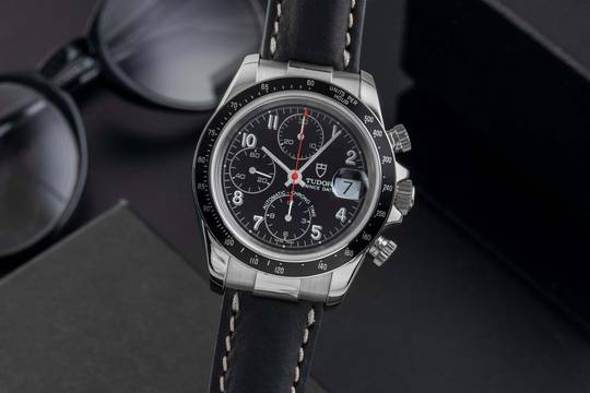  Tudor Prince Date Chronograph Edelstahl Automatik Herrenuhr Ref. 79260P 