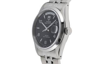 Thumbnail von Tudor Prince Date Day Black Dial Edelstahl Automatik Herren Ref. 76200