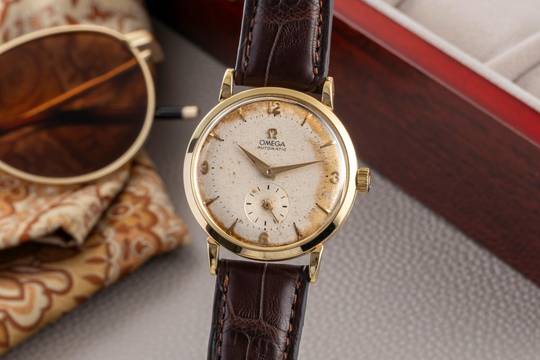 Omega Bumper Vintage Omega Bumper Automatik 18k (0,750) Gold Ref. 2659 Vintage 1950 