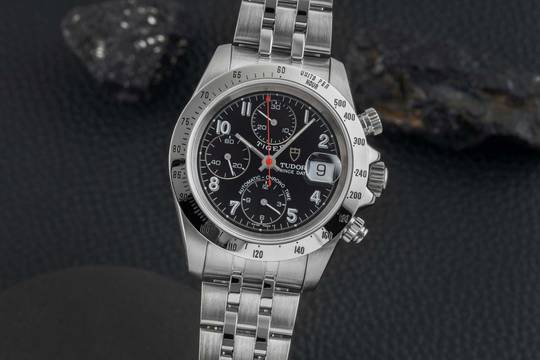  Tudor Prince Date Chronograph Stahl Automatik Herrenuhr Ref. 79280 Klassiker 