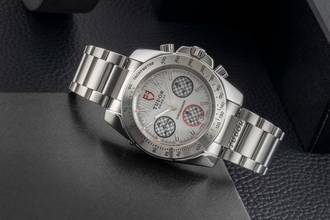 Thumbnail von Tudor Sport Chronograph Silver Dial Edelstahl Automatik Ref. 20300 H-Serie