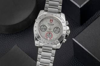 Tudor Sport Chronograph Silver Dial Stainless Steel Automatic Ref. 20300 H-Series