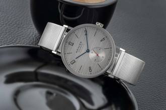 Thumbnail von NOMOS Tangente Neomatik 39 Silvercut Stahl Automatik Ref. 141 Box
