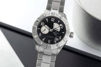 Zenith Defy Steel Automatic Men's Watch Ref 03.0516.685/21.M516 Box & Papers 2008